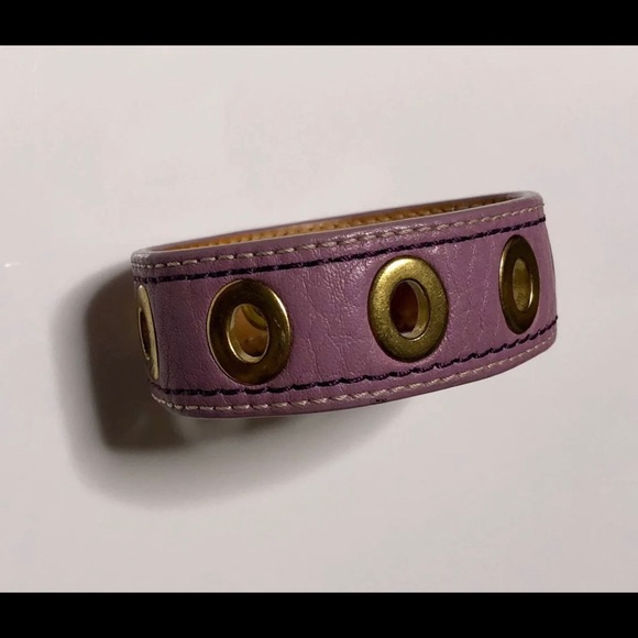 Lavender Coach Grommets Bracelet - Picture 5 of 8